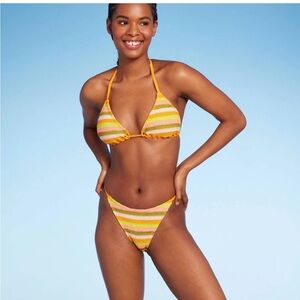 -Wild fable bohemian swim crochet swim bottoms s 16 new